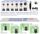 東莞大江【DC插頭】有很多種規格，各種用途