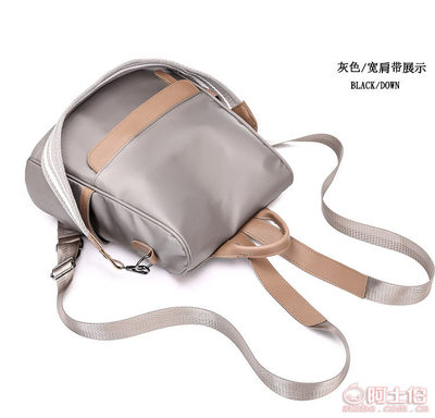 【2018春夏新款防盜背包韓版時尚雙肩包尼龍布學生書包廠家一件代發m1246】保定白溝新城米果箱包廠 - 產品庫