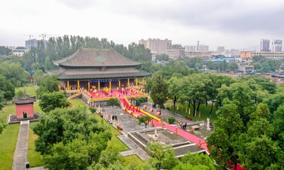 保定旅發看曲陽:北岳廟傳承本土非遺特色、為文化自信固源